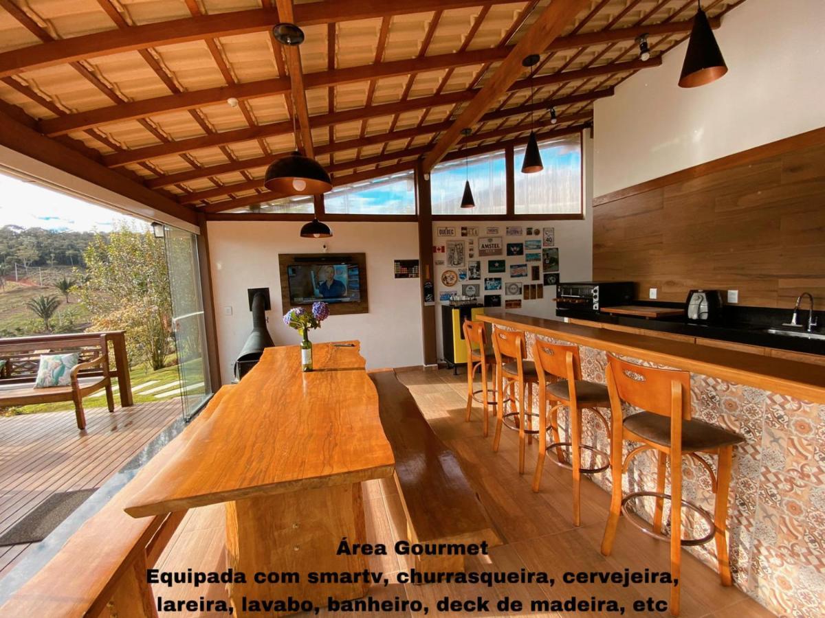 Casa De Campo No Caravaggio Ao Lado Da Cervejaria Tres Santas Santa Teresa  Exterior photo